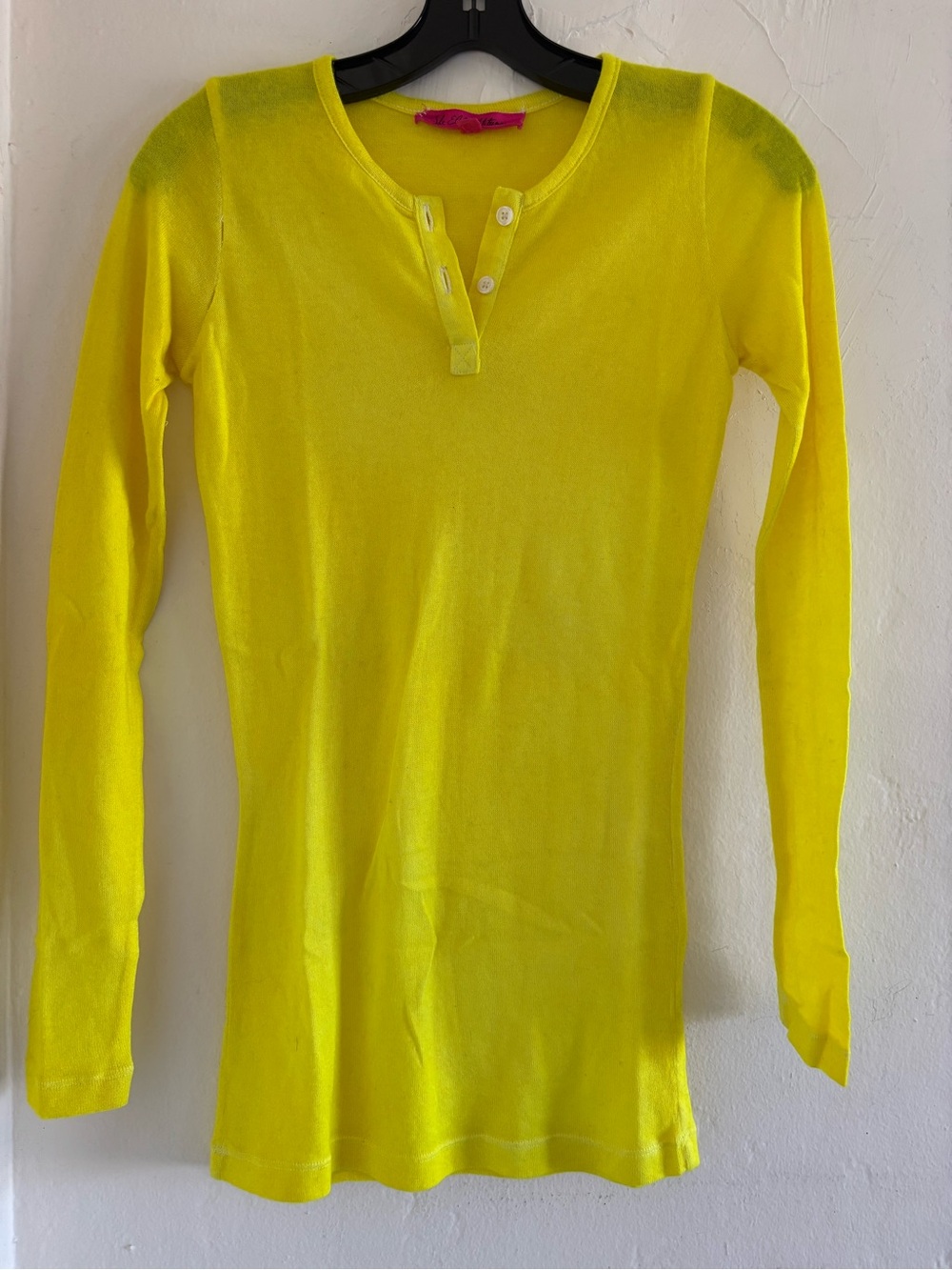 The Elder Statesman Cashmere Henley Top